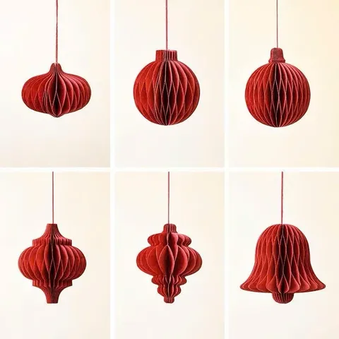 Đèn Lồng Giấy Đỏ Nhung Cao Cấp Treo Cây Decor Tết Trang Trí Nhà Cửa Ngày Tết Trung Thu Giáng Sinh Chất Liệu Giấy Đỏ Nhug