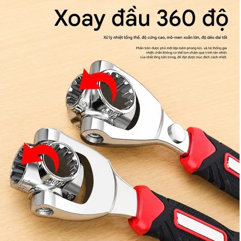 Cờ Lê Đa Năng 48 Đầu Xoay 360 Độ , Tay Cầm Chống Trượt - Dụng Cụ Vặn Bu Lông Ốc Vít Đa Năng Tiện Lợi Nhỏ Gọn