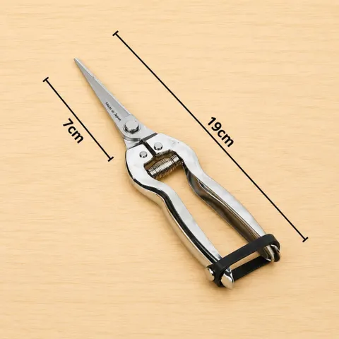 Kéo tỉa dăm, cành, lá cây cảnh - 19cm, Silver Kéo Nhỏ Tỉa Cây Cảnh Làm Vườn