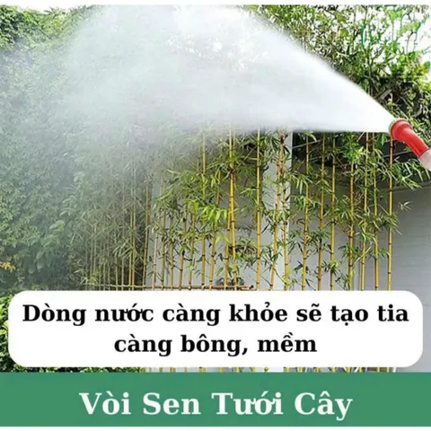 Đầu phun tưới cây 1000 lỗ phân tán nước đều, tưới nhẹ nhàng cho rau hoa chuyên dùng tưới cây