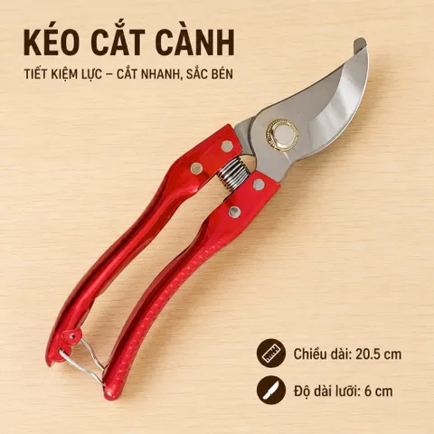 COMBO 3 KÉO CẮT CÀNH - KÉO TỈA CÂY SIÊU SẮC BÉN LƯỠI THÉP CHỐNG RỈ KÉO TỈA CÂY CẢNH
