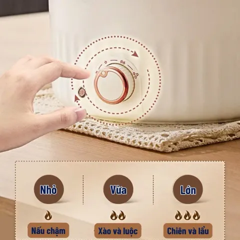 Nồi Áp Suất Đa Năng Điện Tử Dung Tích Nồi 5L Size 28cm, Công Suất 800w, Nhiều Chế Độ Nấu, Có Chống Dính