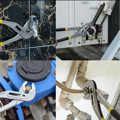 Kìm Mỏ Quạ Đa Năng 10inch Tay Cầm Êm , Thép không Gỉ Kẹp Chắc Điều Chỉnh Linh Hoạt ,Tay Bọc cao Su Êm Ái