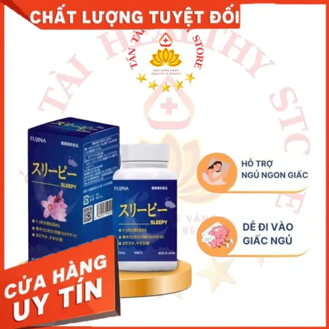 ✅[CHÍNH HÃNG] (MÃ: DP58ZE) SLEEPY viên uống  Hỗ Trợ Ngủ Ngon,  Lọ/80 viên