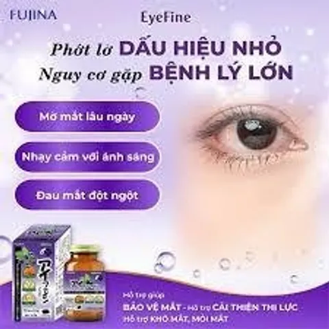 ✅[CHÍNH HÃNG] (MÃ: DPFO8K) Viên uống bổ mắt EyeFine Fujina Nhật Bản 30 viên
