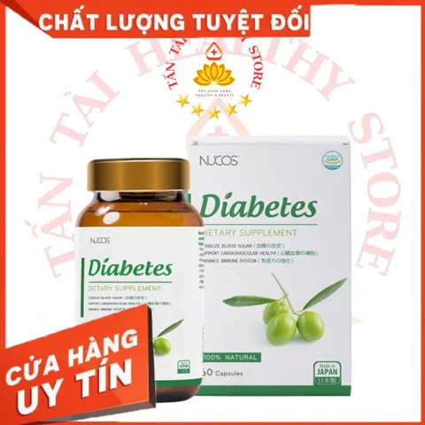 ✅[CHÍNH HÃNG] (MÃ: SPFO95) Viên Uống Nucos Diabetes Giúp Ổn Định Đường Huyết Tăng Sức Khỏe Tim Mạch Hộp 30 viên