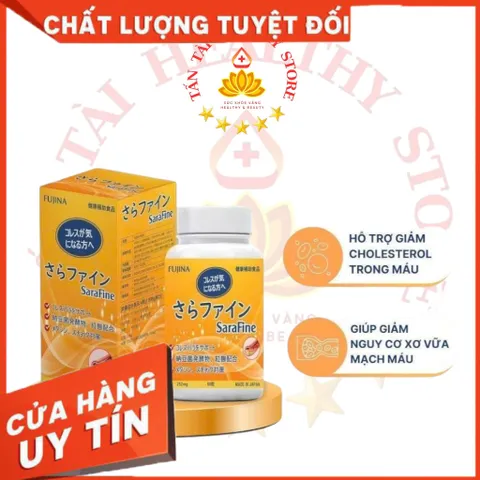 ✅[CHÍNH HÃNG] (MÃ: SP 680) SARAFINE viên uống  Giúp Ổn Định Mỡ Máu Hộp/80 Viên.