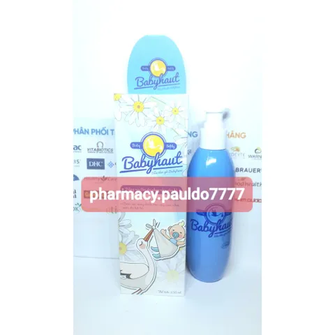 ✅[CHÍNH HÃNG] (MÃ: SP1MK) Dầu tắm gội trẻ em thảo dược BABYHAUT - BABY HAUT 230mL