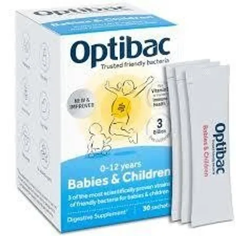 ✅[CHÍNH HÃNG] (MÃ: SP4TA5) Optibac Babies & Children - Men vi sinh bổ sung lợi khuẩn cho đường ruột, Hộp 30 gói