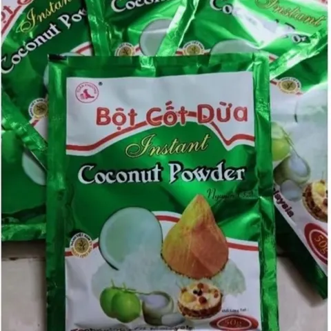 Combo 10 Gói Bột Cốt Dừa Tuấn Phương 50g