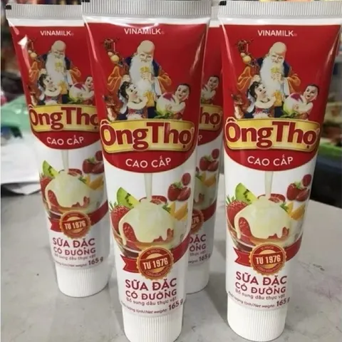 Sữa Đặc Có Đường Ông Thọ Tuýp 165g – Tiện Lợi, Dễ Bảo Quản