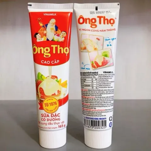 Sữa Đặc Có Đường Ông Thọ Tuýp 165g – Tiện Lợi, Dễ Bảo Quản