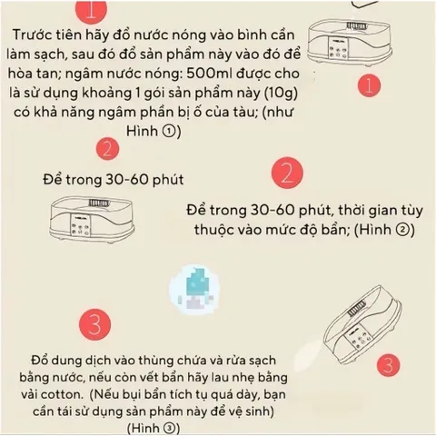 [Giá Rẻ] Bột Tẩy Cặn Canxi Axit Chanh Tự Nhiên An Toàn, Vệ Sinh, Tẩy Cặn Canxi Đáy Bình Đun Nước, Nồi Cháo Chậm Làm Sạch