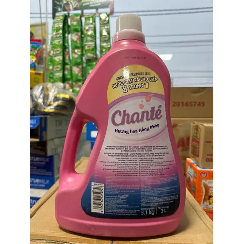 Nước Giặt Xả Chanté 8in1 Hương Nước Hoa 3,1kg/3,05kg