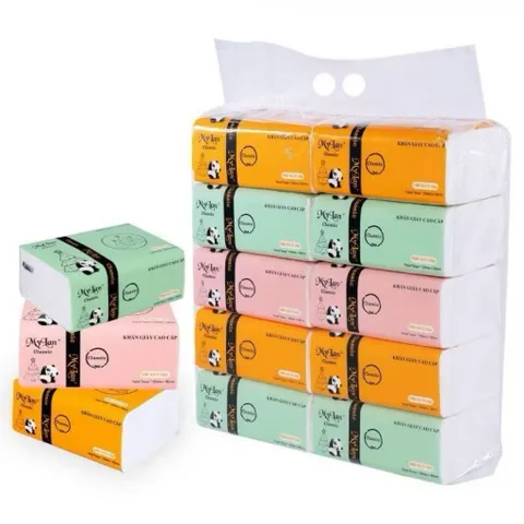 Khăn giấy khô Mylan chất giấy dai mịn đẹp không bụi, không hôi, trắng mịn