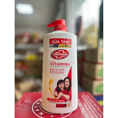 Sữa Tắm Chăm Da Sạch Khuẩn Lifebuoy 800g