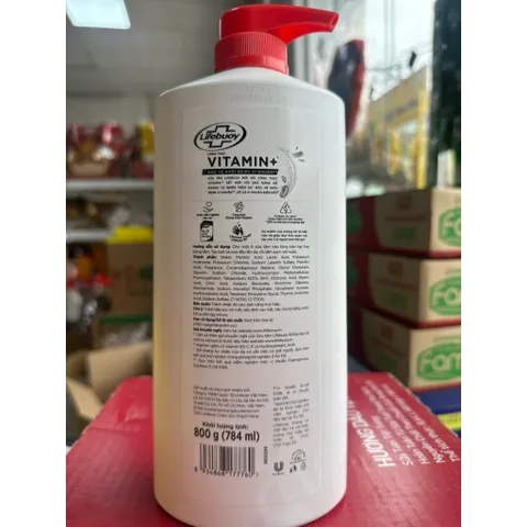 Sữa Tắm Chăm Da Sạch Khuẩn Lifebuoy 800g