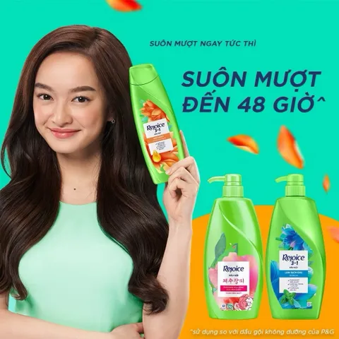 Dầu Gội REJOICE Siêu Mượt - Siêu Mềm Mượt Chai 630ML