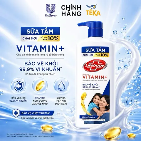 Sữa tắm Lifebuoy Thiên nhiên Detox Và Chăm Sóc Chuyên Sâu 800g