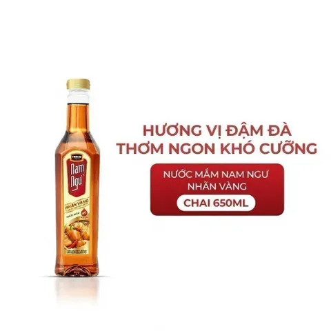 Nước Mắm Nam Ngư Nhãn Vàng Chai 650ml