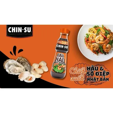 Dầu Hào Sò Điệp Chin-su Chai 820g