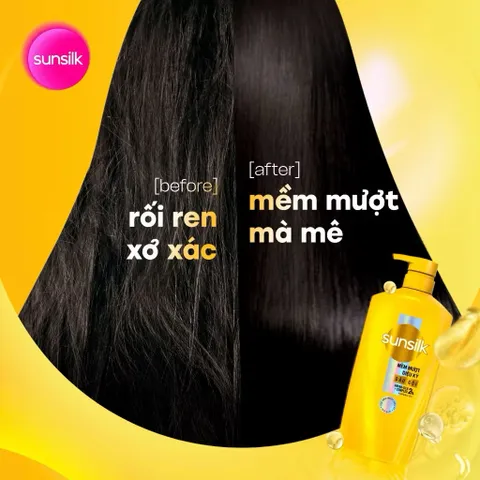 Dầu Gội Sunsilk Óng Mượt Rạng Ngời | Mềm Mượt Diệu Kỳ - Chai 600G Tặng Dầu Xả 140g