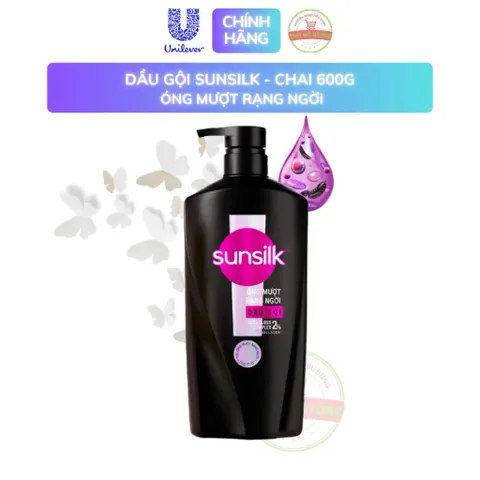 Dầu Gội Sunsilk Óng Mượt Rạng Ngời | Mềm Mượt Diệu Kỳ - Chai 600G Tặng Dầu Xả 140g