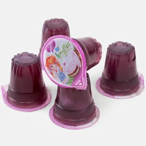 Nước rau câu Long Hải 95g/cốc đóng vỉ 05 cốc N803 - Vị khoai môn