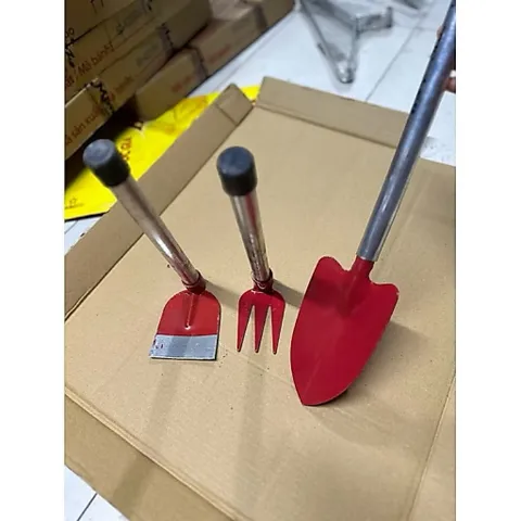 Cuốc - Xẻng - Cào mini xới đất làm vườn - Bộ dụng cụ làm vườn tiện ích