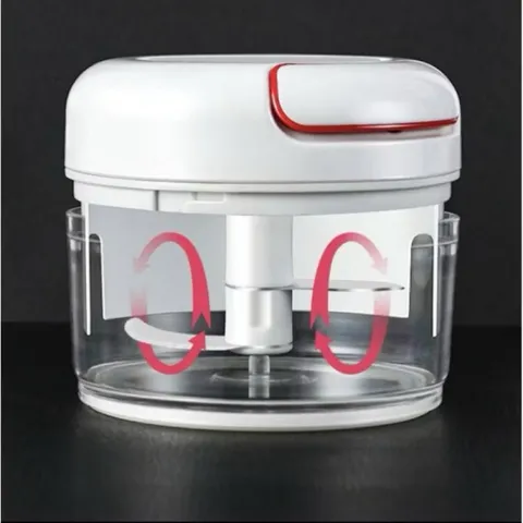 Máy xay tỏi ớt cầm tay Mini Food Chopper 2 lưỡi chính hãng, Dụng cụ xay tỏi ớt, thực phẩm đa năng KOOBEE (SC07)