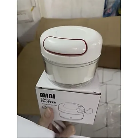Máy xay tỏi ớt cầm tay Mini Food Chopper 2 lưỡi chính hãng, Dụng cụ xay tỏi ớt, thực phẩm đa năng KOOBEE (SC07)
