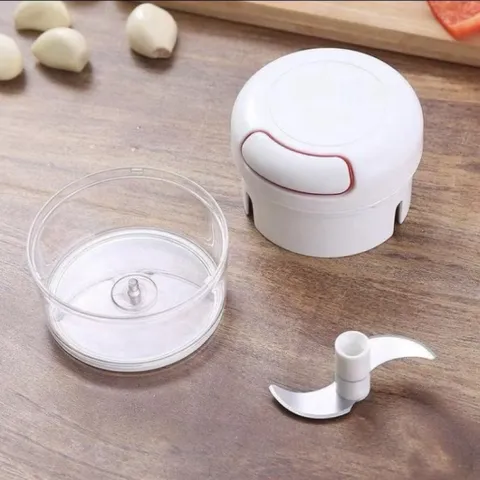 Máy xay tỏi ớt cầm tay Mini Food Chopper 2 lưỡi chính hãng, Dụng cụ xay tỏi ớt, thực phẩm đa năng KOOBEE (SC07)