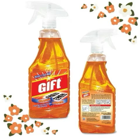 Xịt bếp Gift 540 ml “hương cam siêu sạch thơm mát Làm Sạch