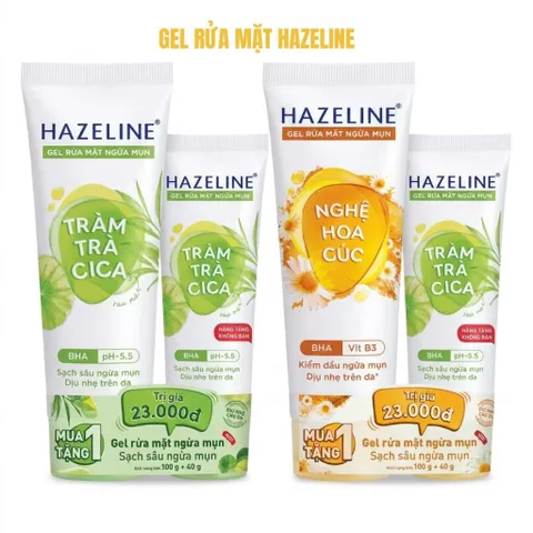 Sữa rửa mặt Hazeline Chiết Xuất Thiên Nhiên Cho Làn Da Sáng Mịn