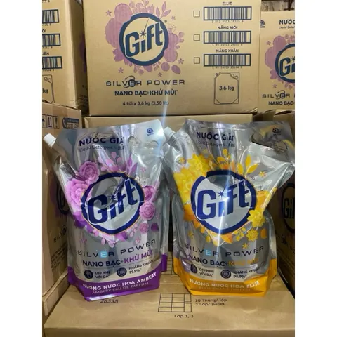 Nước Giặt GIFT Hương Nước Hoa túi 3.6L