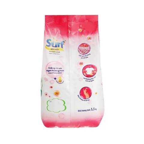 Bột Giặt Surf Ngát Hương Xuân Túi 5.5kg