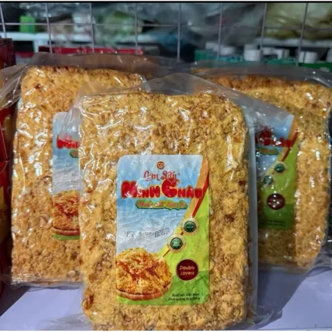 Cơm cháy chà bông Minh Châu, cơm sấy ruốc 2 lớp (khay 250g)