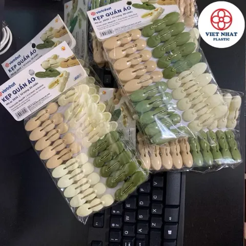 Set 20 Chiếc Kẹp Quần Áo Việt Nhật