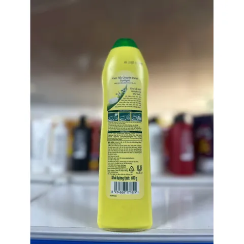 Kem tẩy chuyên dụng Sunlight | Phiên bản nâng cấp từ Cif | Sạch Sáng | Chai 690g