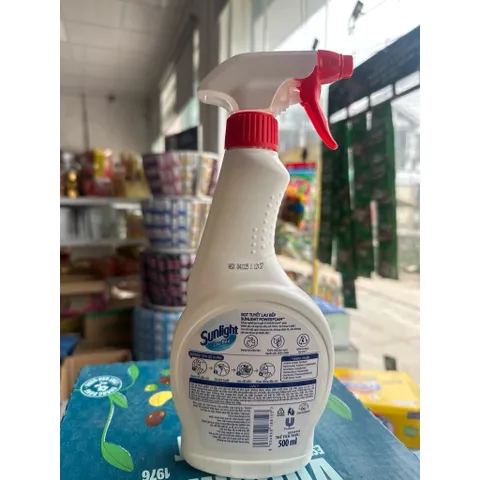 Bộ Sản Phầm Nhà Bếp Sunlight Chanh Sả | Xịt Bếp Bọt Tuyết | Lau Kính | - Chai 500ML