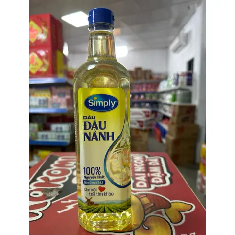 Dầu Đậu Lành Simply Chai 1L/2L
