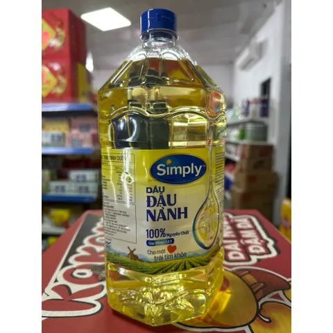 Dầu Đậu Lành Simply Chai 1L/2L