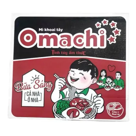 Mì Omachi khoai tây cao cấp nhiều hương vị Bò hầm