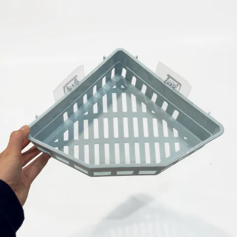 Combo 2 Kệ Góc Phòng Tắm Dán Tường Nhựa PP Cao Cấp, Không Khoan, Tiết Kiệm Không Gian