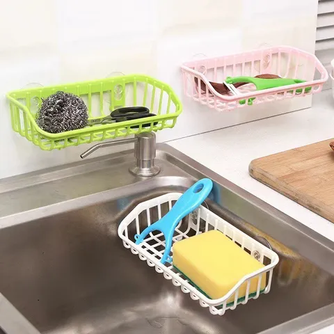Khay Nhựa Caro Lưới Dán Tường Đa Năng Đựng Đồ Nhà Bếp 5700 - Nhựa Việt Nhật Nhà Tắm Dán Tường, Kệ Xà Bông Rửa Bát