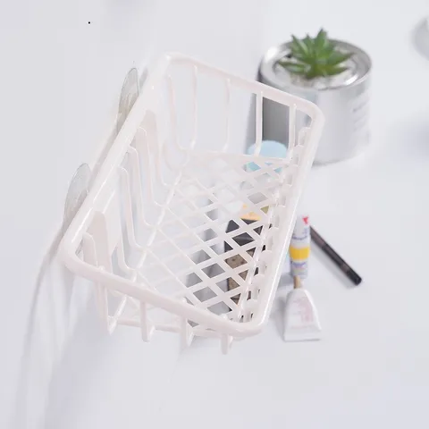 Khay Nhựa Caro Lưới Dán Tường Đa Năng Đựng Đồ Nhà Bếp 5700 - Nhựa Việt Nhật Nhà Tắm Dán Tường, Kệ Xà Bông Rửa Bát