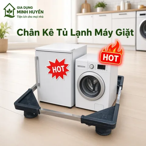 [Hot] Chân Kê Tủ Lạnh Kệ Máy Giặt Đa Năng Chất Liệu Inox 304 Chống Rỉ Cao Cấp Bọc Nhựa Chống Trơn Trượt