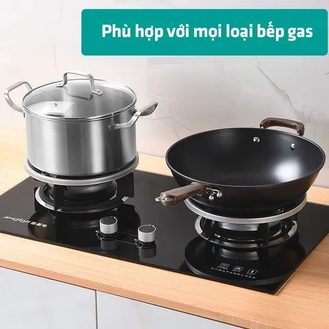 Kiềng Chắn Gió Bếp Gas - Combo 2 Chiếc Kiềng Chắn Gió Bếp Gas Giúp Tiết Kiệm Gas Cho Gia Đình