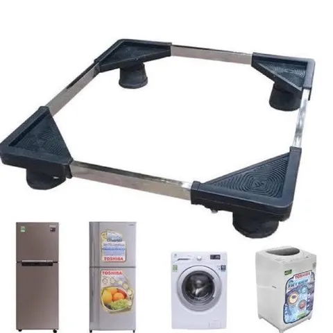 [Hot] Chân Kê Tủ Lạnh Kệ Máy Giặt Đa Năng Chất Liệu Inox 304 Chống Rỉ Cao Cấp Bọc Nhựa Chống Trơn Trượt