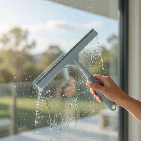 Cây lau nhà gạt nước cán vồng nhỏ gọn, lau sạch sàn nhanh, tiện vệ sinh gia đình GD Việt Nhật
